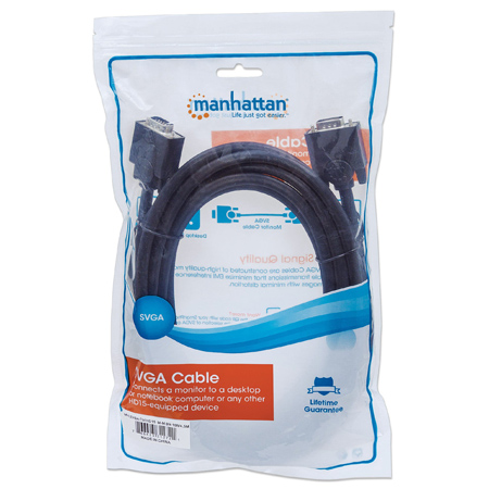 Cable VGA macho/macho 4,5 mts Blindado Manhattan - Imagen 4