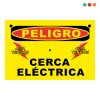 Cerca Electrica | Accesorio | Cartel de PVC | 10 x 15 cm - IGECAST