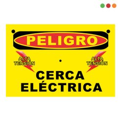 Cerca Electrica | Accesorio | Cartel de PVC | 10 x 15 cm - IGECAST