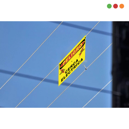 Cerca Electrica | Accesorio | Cartel de PVC | 10 x 15 cm - IGECAST - Imagen 2