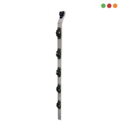 Cerca Electrica | Asta TUBULAR 25mm | 6 aisladores W | 95cm | 45º x 1 - IGECAST