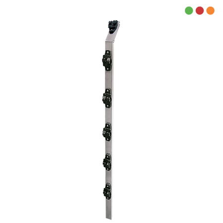 Cerca Electrica | Asta TUBULAR 25mm | 6 aisladores W | 95cm | 45º x 1 - IGECAST