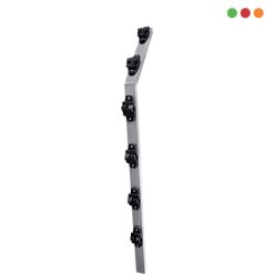 Cerca Electrica | Asta TUBULAR 25mm | 6 aisladores W | 95cm | 45º x 2 - IGECAST
