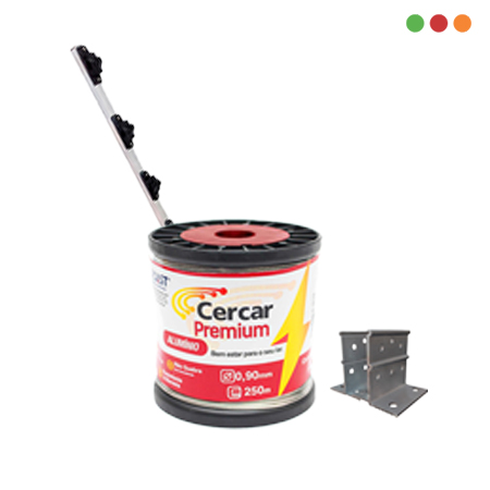 Cerca Electrica | Kit 40 mts / Cerca+sirena+bat+jaba+linga+astas+carteles y mas - Imagen 3
