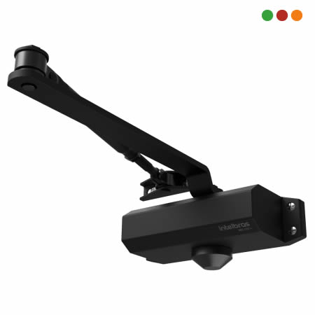 Cerraduras - Brazo Cierra Puertas Hidra | 45 kg | MH 102 A P NEGRO | INTELBRAS - Imagen 2
