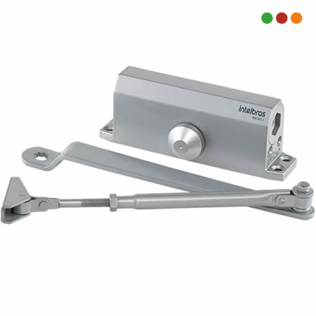 Cerraduras - Brazo Cierra Puertas Hidra | 85 kg | MH 104 A GRIS | INTELBRAS - Imagen 3