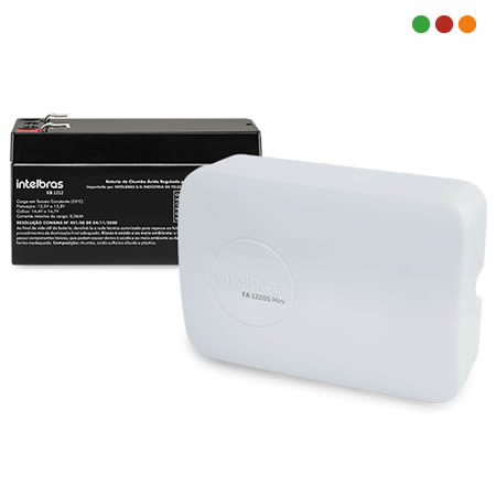 Cerraduras - Fuente Respaldo MINI s/bat 12v 2a C/Tem | FA 1220S MINI | Intelbras - Imagen 2