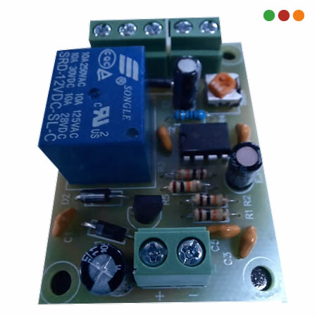 Cerraduras - Relay / Rele 12v Temporizado con pulso de disparo NC/NO | OEM - Imagen 2