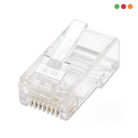 Conector / Ficha RJ45 Cat 5e Frasco x100 | Intellinet - Imagen 2