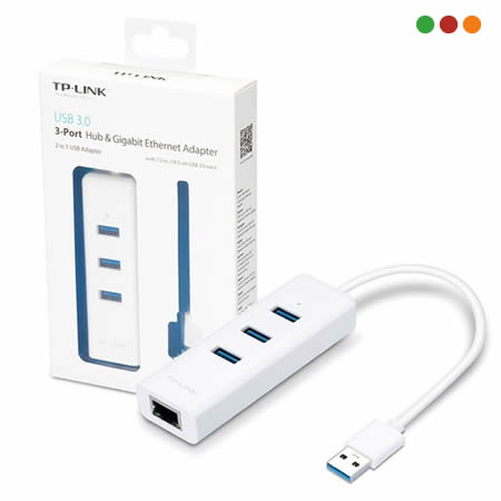 Conversor USB 3.0 a Red 10/100/1000 Gigabit + Hub USB 3.0 | UE330 | TP-LINK - Imagen 3