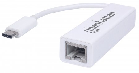 Conversor USB C a Red 10/100/1000 Giga - Manhattan