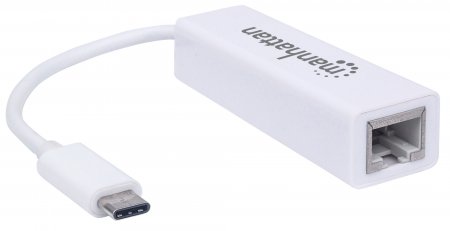 Conversor USB C a Red 10/100/1000 Giga - Manhattan - Imagen 2