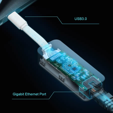 Conversor USB C a Red Gigabit | UE300C | TP-LINK - Imagen 3