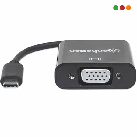 Conversor USB C macho a VGA hembra | MANHATTAN - Imagen 3