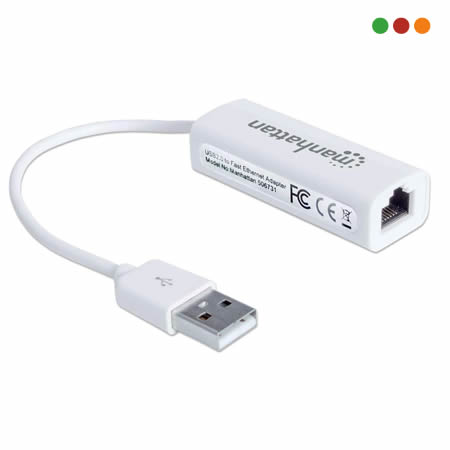 Conversor USB a Red 10/100 USB 2.0 Manhattan - Imagen 2