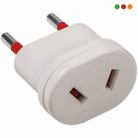 Electricidad | Adaptador NEMA (Argentino) a 2enL (Sin Tierra) | BLANCA - VIVION