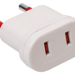 Electricidad | Adaptador USA a Europeo Sin Tierra | BLANCA - VIVION