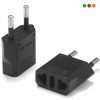 Electricidad | Adaptador USA a Europeo | Negro OEM