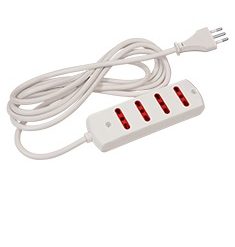 Electricidad | Alargue 4 x 3enL / Cable 3 mts | VIVION