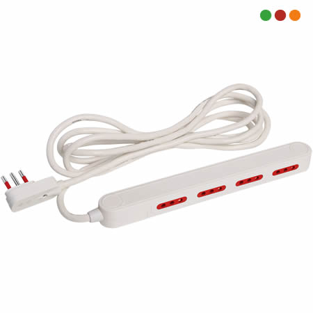 Electricidad | Alargue Angosto - 4 x 3enL / Cable 3 mts | VIVION