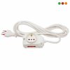 Electricidad | Alargue - 1 x Schuko + 2 x 3enL / Cable 3 mts | Vivion