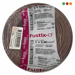 Electricidad | Cable 2 mm / Bobina 100 mts / Marron