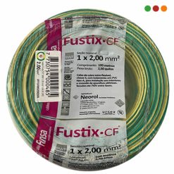 Electricidad | Cable 2 mm / Bobina 100 mts / Verde Amarillo
