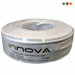 Electricidad | Cable GEMELO INTERIOR 2 x 0,50mm² | Blanco | 100 Mts - 1605D/2