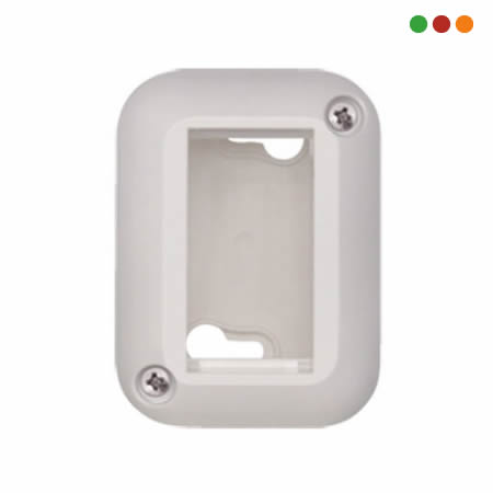 Electricidad | Caja exterior para 1 modulo / Presta / Blanco | Vivion