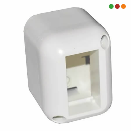 Electricidad | Caja exterior para 1 modulo / Presta / Blanco | Vivion - Imagen 2