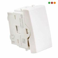 Electricidad | Modulo Interruptor Unipolar 10A / Presta / Blanco | Vivion