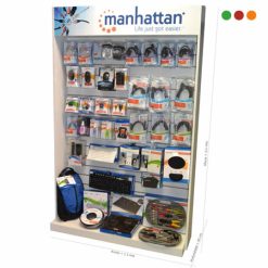 Exhibidor - Cables y demas | Ranurado | Manhattan