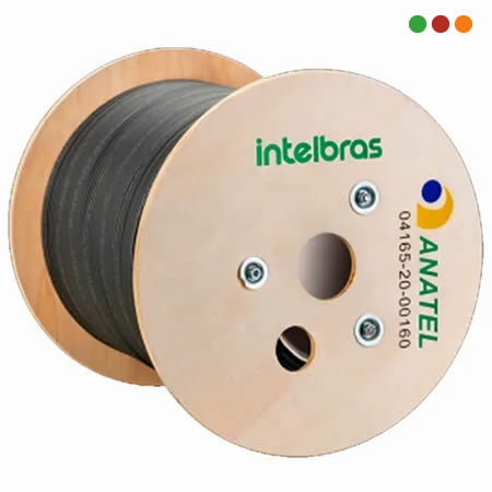 FIBRA - Cable Optico Drop 1 Km / CFOAC-BLI A/B-CM-01-FO-CO-LSZH - INTELBRAS - Imagen 2