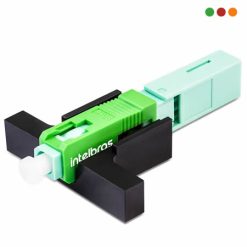 FIBRA - Conector de campo CLICK XFF 2C VERDE | Pack x 10 pcs - INTELBRAS