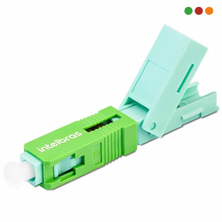 FIBRA - Conector de campo CLICK XFF 2C VERDE | Pack x 10 pcs - INTELBRAS - Imagen 3