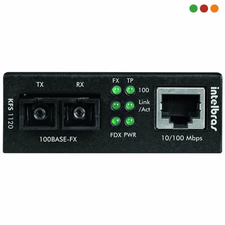 FIBRA - Conversor Midia FAST Monomodo 20 KM - KFS 1120 - INTELBRAS - Imagen 3