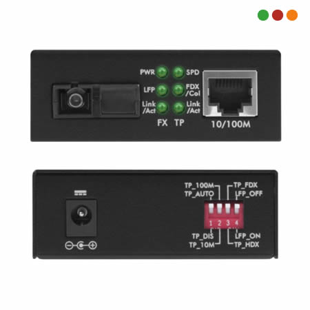 FIBRA - Conversor Midia Fast WDM Monomodo 20 KM - KFSD 1120 A - INTELBRAS - Imagen 3