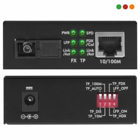FIBRA - Conversor Midia Fast WDM Monomodo 20 KM - KFSD 1120 B - INTELBRAS - Imagen 3