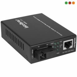 FIBRA - Conversor Midia GIGA WDM Monomodo 20 KM - KGSD 1120 A - INTELBRAS