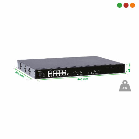 FIBRA - OLT 4 puertos EPON y 8 puertos GigaBit Ethernet OLT 4840 E - INTELBRAS - Imagen 4