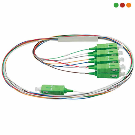 FIBRA - SPLITTER 1X8 SC/APC BALANCEADO PLC | XFS 182 - INTELBRAS