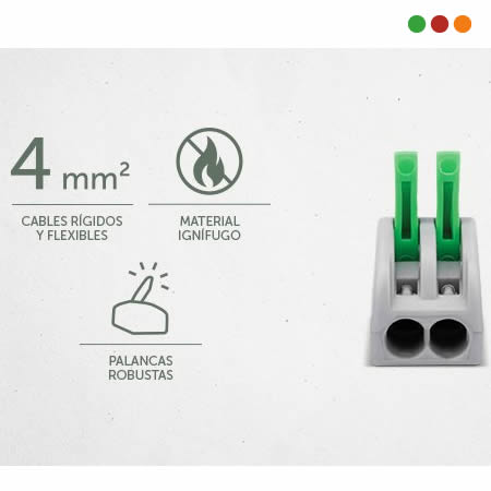 Herramientas | Conector CLIP 2 vias 4mm x 6 Unidades CONEX 1000 CLIP - INTELBRAS - Imagen 4