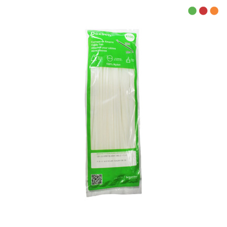 Herramientas | Precintos/abrazadera Blanco 350x4,8mm x100 | 3014B Dexson