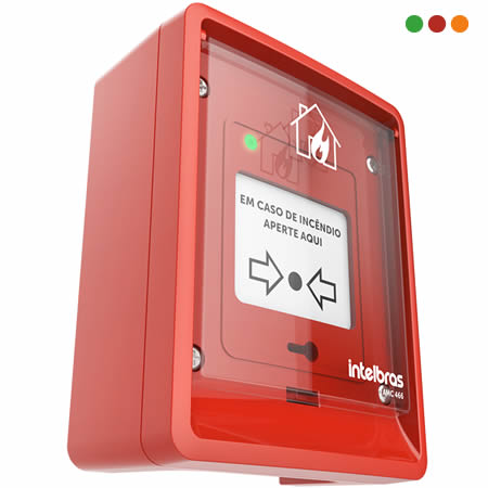 INCENDIO_X - Convencional Pulsador Manual AMC 466 / Plastica / IP66 - INTELBRAS - Imagen 3