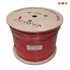 INCENDIO - Cable AWG14 | 2x 2.04mm MULTIFILAR | 200M | Rojo | F2014UM/2 - INNOVA