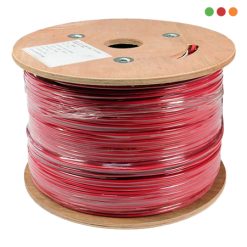 INCENDIO - Cable BLINDA AWG24 | 4x 0,50mm + T | 305m | Rojo | 1518/4 - INNOVA