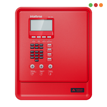 INCENDIO - Direccionable Central de Incendio CIE 1250 - ROJA | INTELBRAS