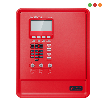 INCENDIO - Direccionable Central de Incendio CIE 2500 - ROJA | INTELBRAS
