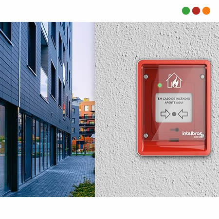 INCENDIO - Direccionable Pulsador Manual AME 566 / UV / IP66 - INTELBRAS - Imagen 4