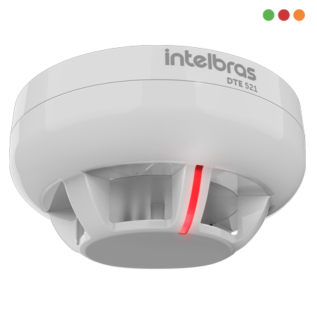 INCENDIO - Direccionable Sensor de Temp. Con BASE | DTE 521 | 2 Hilos INTELBRAS - Imagen 2